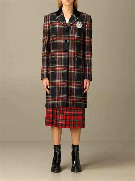 miu miu tartan|MIU MIU .